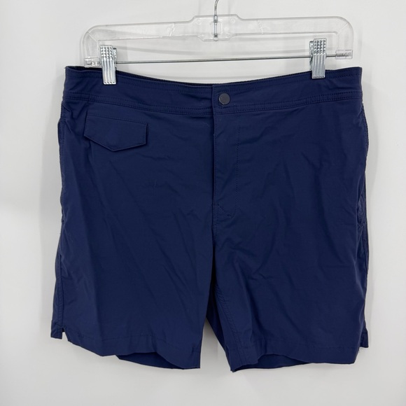 J. Crew Other - J. Crew Navy Blue Hybrid Swim Trunks Shorts sz 30 7" Inseam J0057
